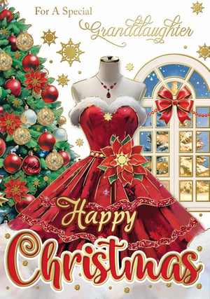 a christmas card for a special granddaughter