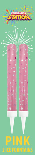 Add a dazzling touch to any celebration with our 2 Pack Pink Ice Fountains. These eye-catching ice fountains, brought to you by Cube Fireworks Ltd under the vibrant Celebration Station brand, are designed to make every moment sparkle.
Each pack contains two stunning pink fountains, beautifully adorned with shimmering silver dots and stars, ensuring a memorable display. Perfect for birthdays, anniversaries, or any special event, they create an instant wow factor on cakes and desserts. Easy to use and guaranteed to delight, these ice fountains are a must-have for retailers looking to offer their customers something truly special. Stock up on these popular party essentials and watch your sales ignite!