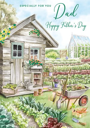 a father 's day card that says dad happy father 's day