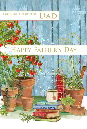 a father 's day card that says especially for you dad