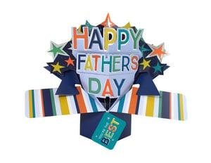 a card that says happy father 's day on it