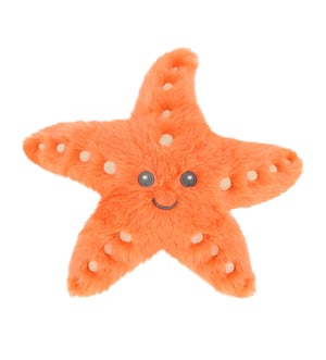 a stuffed starfish with a smile on its face
