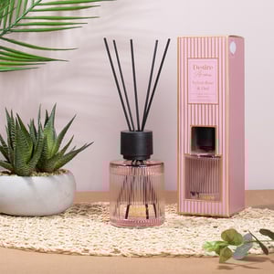 a desire aroma velvet rose and oud reed diffuser