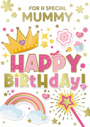 a happy birthday card for a special mummy