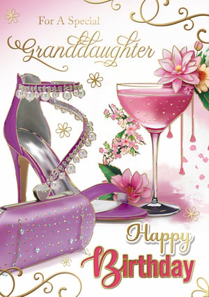 a birthday card for a special granddaughter