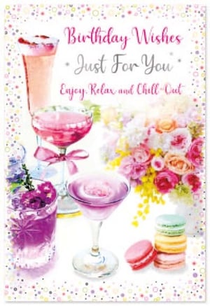 birthday wishes just for you enjoy relax and chill out