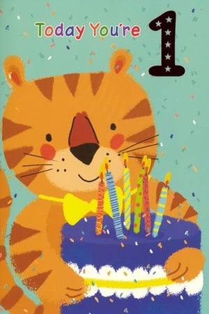 A birthday card for a one-year-old boy.