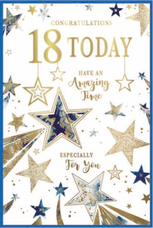 congratulations 18 today have an amazing time especially for you