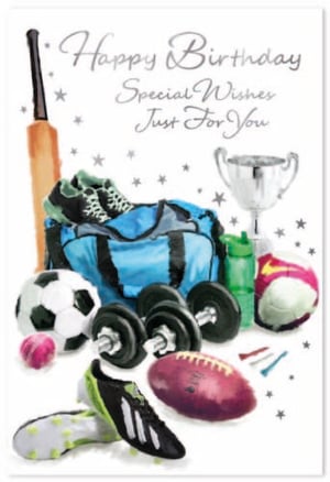 a birthday card that says happy birthday special wishes just for you