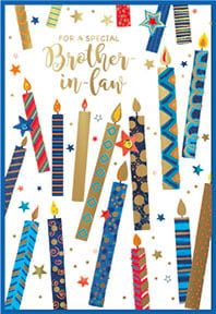 a birthday card for a special brother in law