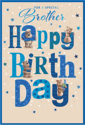 a happy birthday card for a special brother