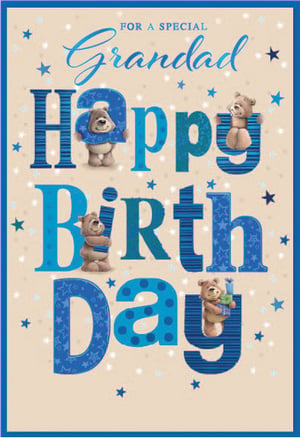 a happy birthday card for a special grandad