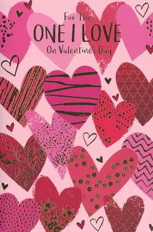 Show that special someone just how much they mean to you this Valentine's Day with our beautiful 'One I Love Female' card. Designed by Simon Elvin, this delightful card features a vibrant array of hearts in various shades of pink and red, each adorned with unique and charming patterns, some with a touch of shimmering detail. It's the perfect way to convey heartfelt affection and make her feel truly cherished. Stock up on this lovely design, available in a convenient pack of 6, ensuring your customers can find the ideal card to express their love.