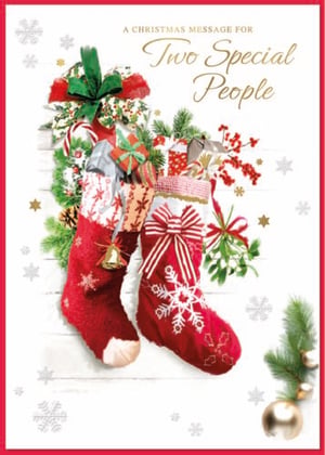 a christmas card that says happy christmas to a friend