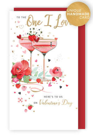 a valentine 's day card that says to the one i love