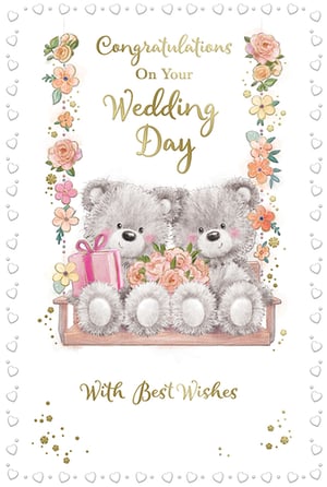 congratulations on your wedding day with best wishes