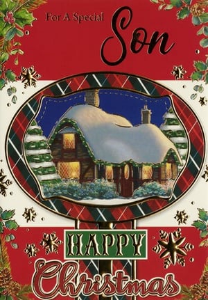 a christmas card for a special son that says happy christmas