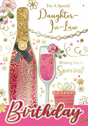 a birthday card for a special daughter in law wishing you a special birthday