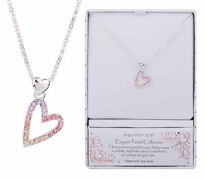 a necklace in a box that says elegant pastel collection