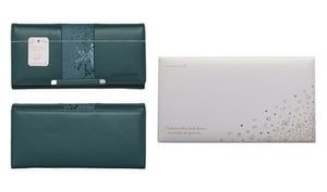 a wallet with the word equilibrium on it