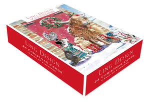 Introduce a touch of rustic charm to your festive offerings with the Ling Design 24 Farmyard Fun Cards. Each delightful pack contains 24 Christmas cards, featuring 4 of each of 6 unique designs, ensuring variety for your customers. The heartwarming illustrations depict a charming Highland cow, a playful badger, a curious chicken, and an adorable puppy, all dressed in their winter finery amidst a snowy, festive backdrop. These enchanting cards are perfect for spreading holiday cheer. Available for wholesale in convenient packs of 12, these Ling Design cards are a wonderful addition to any seasonal collection. Stock up and let the farmyard fun begin!