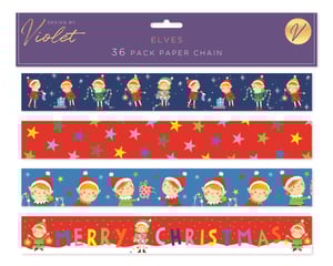 Get ready for a truly magical Christmas with our Elves 36 Pack Paper Chains! Designed by Violet, these enchanting paper chains are bursting with festive fun. Each pack contains 36 individual chains, featuring four wonderfully varied designs. Your customers will adore the playful elves, twinkling stars, and cheerful 'Merry Christmas' messages, perfect for decorating any space.
These vibrant and easy-to-assemble chains are an essential addition to any holiday collection. Available in a convenient wholesale pack size of 1x12, they're ideal for stocking up your shelves. Bring the joy of the season to your customers with this delightful product from Partisan Products Ltd.