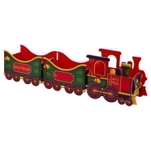 All aboard for festive cheer with our charming Small Santa Express Train Gift Box! This delightful set features a vibrant red 'Santa Express' locomotive and two beautifully decorated green 'Special Delivery' carriages, complete with golden accents and festive bells. Perfect for holding sweets, small gifts, or party favours, it adds a touch of magic to any Christmas celebration. Each train box comes with fun stickers for a personalised touch, making every delivery extra special. Available in convenient packs of six, these enchanting gift boxes are a must-have for your seasonal offerings.