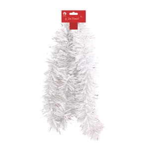 Elevate your festive offerings with our stunning 2M Chunky White Tinsel, proudly supplied by Tallon. This classic white tinsel is designed to bring a touch of winter magic and sparkling elegance to any Christmas display.
Its generous 2-meter length and chunky, full design ensure a luxurious look, perfect for adorning Christmas trees, creating eye-catching garlands, or adding a festive flourish to retail spaces. The brilliant white finish beautifully reflects light, creating a dazzling effect that customers will love.
Available in a practical pack size of 1x12, this wholesale tinsel is an essential item for retailers preparing for the holiday season. Stock up now and help your customers create truly memorable festive scenes!