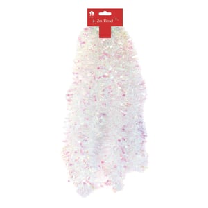 Add a touch of enchanting sparkle to any festive display with our gorgeous 2M Chunky Iridescent Tinsel! From trusted supplier Tallon, this stunning tinsel boasts a beautiful iridescent finish that shimmers with hints of pink, blue, and gold, catching the light perfectly.
Its wonderfully chunky texture ensures a full and luxurious look, making it ideal for adorning Christmas trees, draping along mantelpieces, or adding a magical glow to any party decoration. Each 2-meter length provides ample coverage for a truly dazzling effect. Available in a convenient pack of 12, this eye-catching tinsel is a must-have for retailers looking to offer their customers something truly special this season.