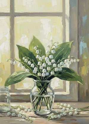Bring the fresh charm of spring to your customers with our exquisite Lily Of The Valley blank cards from Country Cards. This delightful design captures the delicate beauty of lily of the valley in a sun-drenched window setting, rendered with lovely painterly detail. The soft greens and whites, bathed in warm light, create a serene and inviting scene that's perfect for any occasion.
Each card is left blank inside, offering ample space for personal messages, making them wonderfully versatile for birthdays, thank you notes, or just-because moments. Supplied in a convenient pack of 6, these cards are a must-have addition to your retail collection. Offer your customers a touch of timeless elegance and natural grace.