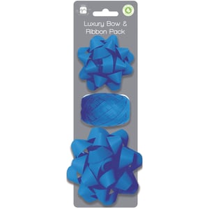 Elevate your gift wrapping with our stunning Dark Blue Bow & Ribbon Set, perfect for adding that special finishing touch. Each set includes two beautifully crafted dark blue star bows and a generous spool of matching curling ribbon, ensuring a perfectly coordinated look every time.
Ideal for retailers, this convenient pack takes the hassle out of finding complementary accessories. The vibrant dark blue hue is versatile and adds a touch of elegance to any present, from birthdays to festive occasions. Supplied by Design Group, you can trust in the quality and appeal of these essential gift-wrapping embellishments. Available in a wholesale pack size of 1x12, ensuring you're always stocked for your customers' needs.