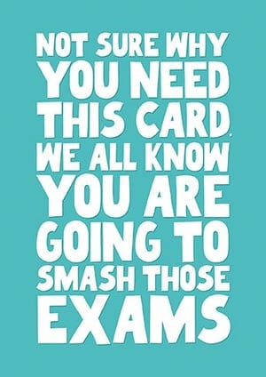 Help your customers send the perfect boost of confidence with our 'Exam Good Luck' card, from the renowned Great British Card Company. This wonderfully encouraging card features a bold, uplifting message: 'Not sure why you need this card, we all know you are going to smash those exams.'
Designed to bring a smile and a sense of reassurance, it's ideal for students facing their big tests. Its vibrant design and positive sentiment make it a standout choice for anyone wanting to offer heartfelt support. Stock up on this popular design, available in a convenient 1x6 pack, and ensure your shelves are ready for exam season. A truly brilliant way to wish someone the very best!