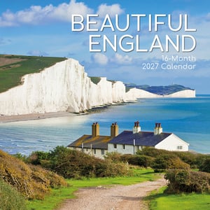 Bring the stunning vistas of England into any home or office with our Beautiful England 16 Month 2027 Calendar. Featuring iconic white cliffs, serene azure waters, and charming coastal scenes, this calendar captures the very best of the English landscape. Each month unveils a new, breathtaking view, offering a delightful escape and a touch of British charm throughout the year. This 16-month calendar for 2027 provides ample space for appointments and notes, making it both practical and beautiful. Supplied by The Gifted Stationery Co., these high-quality calendars are a wonderful addition to any retail offering. Available in a convenient pack size of 1x10, they are ideal for gifting or personal use.