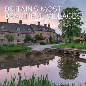 Bring the timeless beauty of the British countryside to your customers with our 'Britain's Most Beautiful Villages 16 Month 2027 Calendar'. Featuring breathtaking scenes like this idyllic riverside village with its charming stone cottages and tranquil reflections, each month offers a new escape. This exquisite calendar captures the very essence of Britain's most picturesque locations, from serene waterways to historic architecture, all bathed in a gentle, inviting light.
Perfect for gifting or personal enjoyment, it’s an ideal way to inspire dreams of travel or simply add a touch of rustic elegance to any home or office. Stock up on this popular title, available in a convenient 1x10 pack size, and offer your customers a year-long journey through the UK's most beloved landscapes.