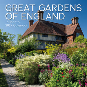 Introduce your customers to the breathtaking beauty of the British countryside with the Great Gardens Of England 16 Month 2027 Calendar. Featuring a stunning cover image of a charming English country house nestled amongst vibrant, flourishing gardens under a clear blue sky, this calendar promises a year of horticultural delight.
Each month will transport users to another magnificent English garden, showcasing exquisite landscapes and inspiring floral displays. Perfect for garden lovers, Anglophiles, or anyone who appreciates beautiful photography and elegant planning.
This 16-month calendar ensures your customers are organised well into 2027. Supplied by The Gifted Stationery Co., these calendars are available in a convenient pack size of 1x10, making them an ideal addition to your retail offering. Help your customers plan their year with a touch of English charm.
