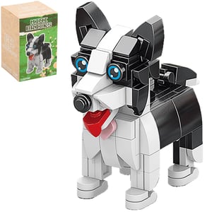 Bring joy to your customers with these adorable Mini Bricks Puppy building sets! Perfect for little hands and budding builders aged 6 and up, each set allows them to construct their very own charming puppy figure. The black and white design, complete with bright blue eyes and a playful red tongue, makes for an irresistibly cute finished model.

These engaging Mini Bricks sets offer hours of creative fun and are ideal for encouraging fine motor skills and problem-solving. Stock up on these delightful puppies – available in a convenient pack of 12 assorted designs – and watch them fly off the shelves!