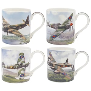 Introduce a piece of aviation history into your retail offering with our Classic Planes Mugs. This stunning collection features four assorted designs, each showcasing a beautifully detailed illustration of an iconic classic aircraft in flight. From powerful bombers soaring over lush landscapes to agile fighters against a clear sky, these mugs capture the spirit and majesty of these legendary machines.
Perfect for aviation enthusiasts, history buffs, or anyone who appreciates a touch of classic design, these mugs are sure to become a cherished item. Sold as a convenient pack of four, they make an ideal gift set or a wonderful addition to any kitchen. Elevate your customers' daily brew with a tribute to these magnificent flying legends.