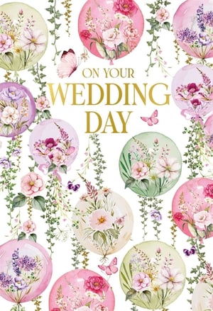 Celebrate love and new beginnings with our exquisite 'Wedding Day' card, brought to you by Nigel Quiney Publications. This stunning design captures the joy of the occasion with delicate watercolour illustrations. Featuring charming floral arrangements nestled within whimsical balloons, adorned with graceful butterflies and trailing greenery, it's a truly romantic choice. The elegant gold foil lettering proudly proclaims 'ON YOUR WEDDING DAY', adding a touch of sophistication. Perfect for customers seeking a beautiful and memorable card to mark such a special milestone. Available in a convenient pack of 6, ensuring your shelves are stocked with this popular design.