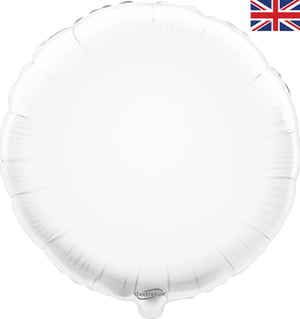 Add a touch of pure elegance to any event with our 18" White Round foil balloon! This versatile single balloon is an absolute must-have for decorators and party planners. Its crisp, clean white finish offers a beautiful blank canvas, ideal for customisation or for creating sophisticated balloon arrangements. Perfect for weddings, christenings, birthdays, or corporate events, it effortlessly complements any colour scheme. Sourced from OaktreeUK, a trusted UK supplier, you can rely on its quality. Each balloon is supplied individually, making it simple to order exactly what you need. Elevate your decor with this timeless classic!