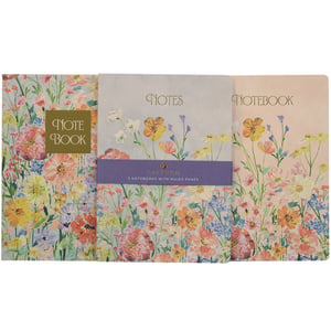 Introduce a touch of floral elegance to your stationery offering with our exquisite 3 Saffron A4 Notebooks, supplied by Partisan Products Ltd. This delightful set features three A4 notebooks, each boasting a unique and vibrant wildflower design.
With soft pastel backgrounds in shades of blue, grey, and peach, and an abundance of colourful blooms, these notebooks are a joy to behold. Perfect for notes, journaling, or daily planning, all three notebooks come with practical ruled pages. Sold as a single pack, they offer both beauty and functionality, making them an ideal choice for customers looking for stylish and inspiring stationery.