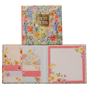 Discover the delightful Saffron Sticky Notes, a truly charming addition to any desk! This beautiful set features an exquisite floral design that brings a burst of colour and cheer to your everyday notes.
Open the elegant cover to reveal a wonderful assortment of sticky pads. You'll find larger lined and unlined notes, perfect for longer messages, alongside smaller, vibrant tabs ideal for marking pages or quick reminders. Each pad is adorned with lovely floral accents, making organisation a joy.
Sold individually, these Saffron Sticky Notes are not just practical; they're a little piece of art, ready to brighten your day and inspire your thoughts. A perfect treat for yourself or a thoughtful gift!