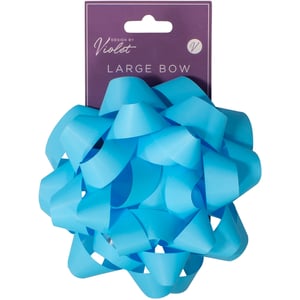 Elevate your gift-wrapping collection with our delightful Light Blue Large Bow. This eye-catching bow, designed by Violet, adds a vibrant splash of colour and a touch of elegance to any present. Its generous size ensures it creates a truly impressive finish, making every gift feel extra special.
Perfect for birthdays, baby showers, or simply adding a cheerful accent to any occasion, this classic starburst bow is a versatile addition to any retail offering. The beautiful light blue hue is universally appealing and sure to brighten up any package. Stock up easily with our convenient pack of 12 bows, supplied by Partisan Products Ltd., ensuring you're always ready to help your customers make their gifts unforgettable.