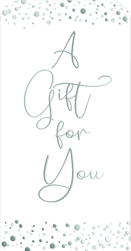 Present monetary gifts or vouchers with a touch of elegance using our Simon Elvin Open Gift Money Wallets. Each wallet features a crisp white background adorned with shimmering silver confetti details at the top and bottom, creating a subtle celebratory feel. The central message, 'A Gift for You,' is beautifully rendered in a graceful silver script, adding a sophisticated and personal touch to any present.
These charming money wallets are an ideal offering for retailers, providing customers with a stylish and thoughtful way to present cash or gift cards. Supplied by trusted brand Simon Elvin, this wholesale pack contains 12 individual wallets, ensuring you're well-stocked for customer demand. A delightful choice for any gifting occasion.