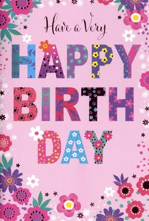 Brighten any birthday with this charming 'Open Birthday Female' card from Simon Elvin. Featuring a delightful pink background adorned with an array of vibrant flowers and foliage, this card is sure to bring a smile. The cheerful message 'Have a Very HAPPY BIRTHDAY' stands out with its bold, patterned lettering, each character boasting a unique and colourful design. Perfect for any female recipient, this versatile card offers a lovely way to send warm wishes. Stock up with our convenient pack of 6, ensuring you always have a beautiful option on hand for your customers.