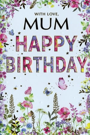 Celebrate Mum's special day with this truly beautiful birthday card from Simon Elvin. Adorned with a delightful array of vibrant wildflowers, delicate butterflies, and busy bees, this card exudes warmth and charm. The 'HAPPY BIRTHDAY' message stands out with stunning floral-patterned lettering and elegant gold accents, adding a touch of luxury. Perfect for expressing heartfelt love and appreciation, its cheerful design is sure to bring a smile to any Mum's face. Stock up on this popular choice; available in convenient packs of six.