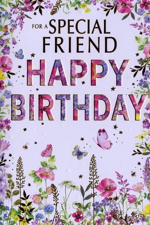 Celebrate your special friends with this delightful birthday card from Simon Elvin. Featuring a beautiful floral design bursting with vibrant colours, delicate butterflies, and busy bees, this card is sure to bring a smile to any recipient. The heartfelt message 'FOR A SPECIAL FRIEND HAPPY BIRTHDAY' is elegantly presented, with the main birthday greeting adorned with a charming floral pattern and a touch of gold. Perfect for any female friend, its cheerful and natural aesthetic makes it a wonderful choice for spreading birthday joy. These lovely cards come in a convenient pack of 6 (1x6), ideal for your retail display. Offer your customers a truly lovely way to show their appreciation.
