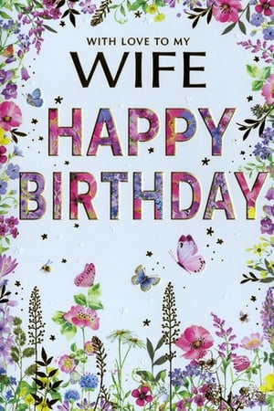 Presenting the "Wife" birthday card, a wonderful addition to your greeting card selection from Simon Elvin. This charming card features a lush border of colourful wildflowers, complete with graceful butterflies and busy bees, creating a truly inviting scene. The heartfelt message, "WITH LOVE TO MY WIFE HAPPY BIRTHDAY," stands out beautifully, with the main lettering showcasing an intricate floral pattern. Supplied in a convenient pack of 6, these cards are perfect for customers looking for a special way to celebrate their wife's birthday.