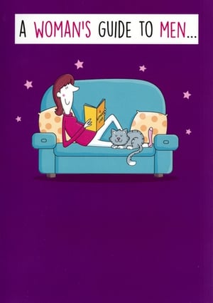 Bring a smile to your customers' faces with the 'Open Humorous' card from Simon Elvin. This charming design features a relaxed woman on a sofa, engrossed in 'A Woman's Guide to Men...', with her sleepy cat for company.

The relatable humour and delightful illustration make this card a perfect choice for various occasions, from birthdays to just a thoughtful pick-me-up. Its vibrant purple background, adorned with stars, ensures it stands out on any retail display.

Supplied in a convenient pack of 1x6, these cards are designed to appeal to a wide audience seeking a light-hearted and amusing greeting. Stock this fantastic design and watch it become a firm favourite among your shoppers!