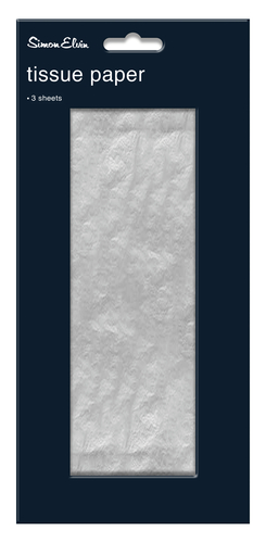 Add a touch of elegance to any gift or craft project with our beautiful Simon Elvin Silver Tissue Paper. Each retail pack contains 3 versatile sheets of this shimmering silver tissue, perfect for adding a sophisticated finish to presents, party bags, or creative displays. The lovely crinkled texture provides a luxurious feel that your customers will adore. Ideal for birthdays, holidays, and all special occasions, this essential item is a must-have for any retail offering. Stock up easily with our convenient wholesale pack of 6 individual retail units.