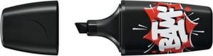 Make a bold statement with the Stabilo Boss Mini By Snooze One Black highlighter! This eye-catching edition brings urban flair to your stationery collection, featuring a dynamic 'BAM!' comic-book design from artist Snooze One.

Perfect for those who love unique and distinctive items, this mini black highlighter offers the renowned quality and reliability you expect from Stabilo Boss. Its compact size makes it ideal for on-the-go use, while the classic chisel nib ensures versatile highlighting and underlining. Stock up your retail space with this must-have item; each wholesale pack contains 10 individual highlighters, ready to impress your customers. A fantastic addition for students, artists, and stationery enthusiasts alike!